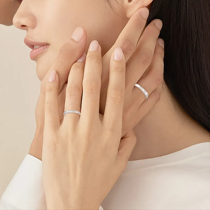 FANFRI Sterling Silver Rings Unisex Sweet Love Date Confession Box-3