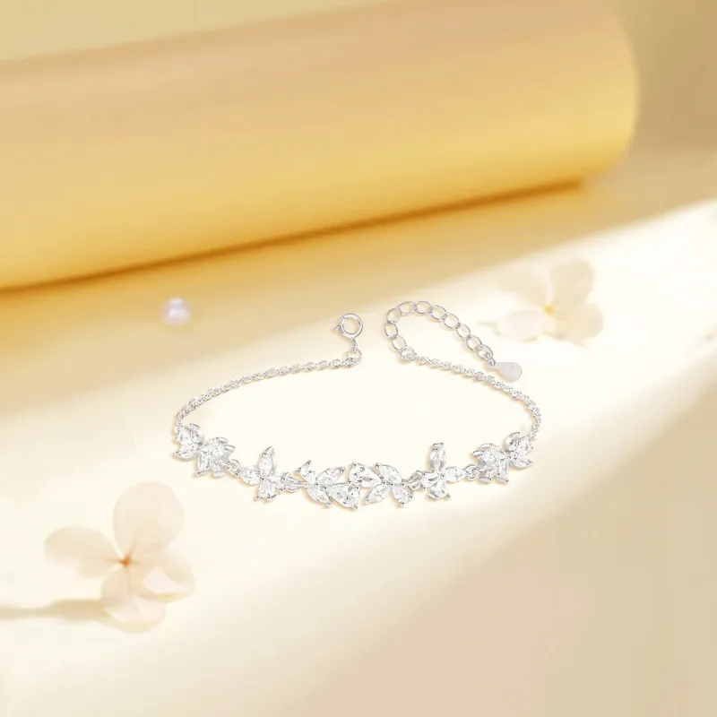 FANFRI Zircon Bracelets Women's Couple Bestie, Sweet Jewelry Love Box-4