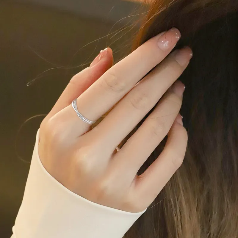 FANFRI Sterling Silver Rings Unisex-1