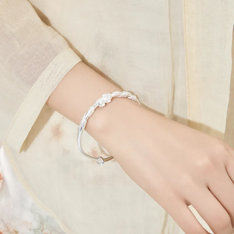 MURSTER 999 Fine Silver Bangles Unisex-4
