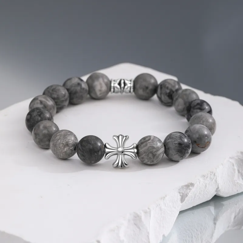 MURSTER Copper Synthetic White Turquoise Bracelets Unisex-6