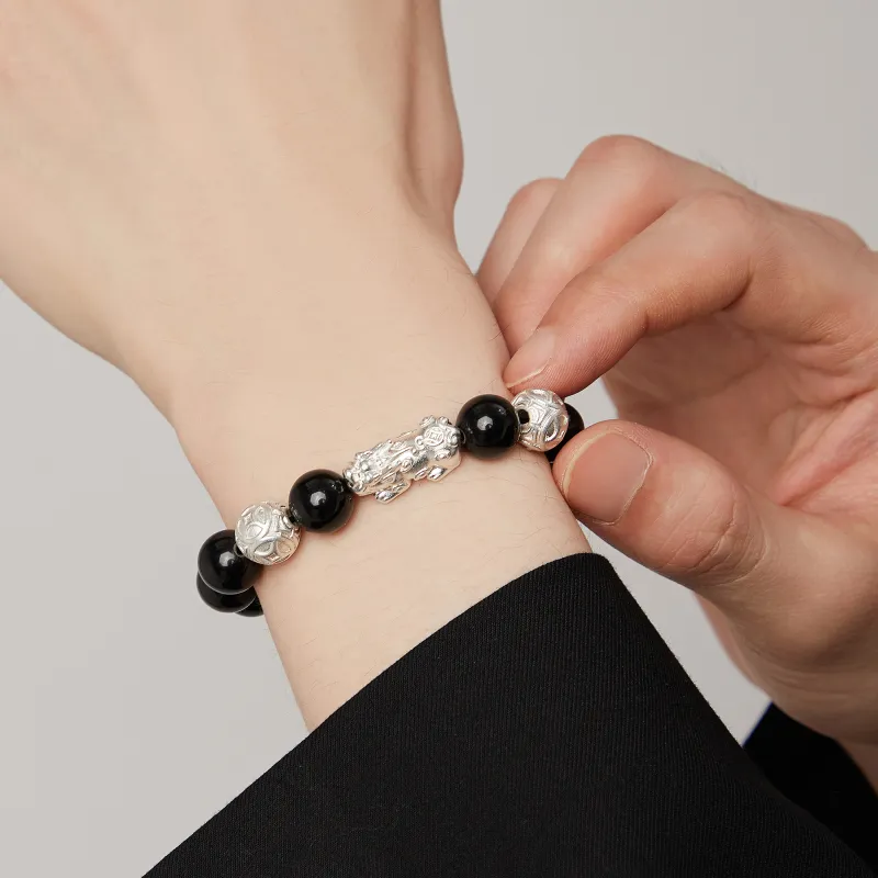 MURSTER Obsidian Bracelets Men's-5