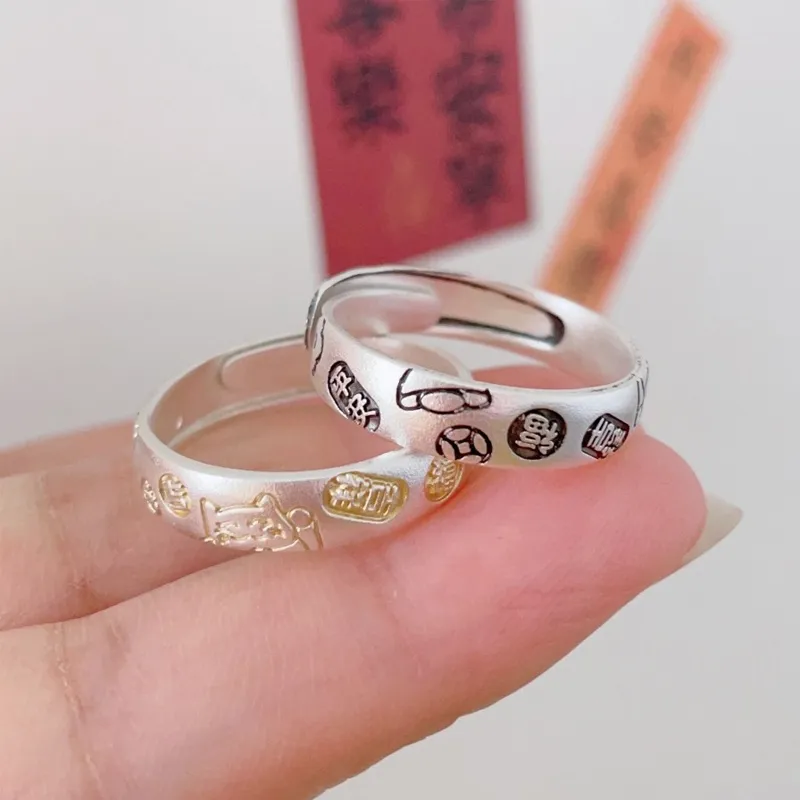 CARLHEIM S999 Fine Silver Rings Unisex-6