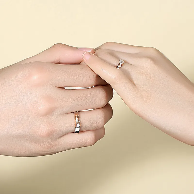 CARLHEIM S925 Silver Couple Rings Ring Unisex-4