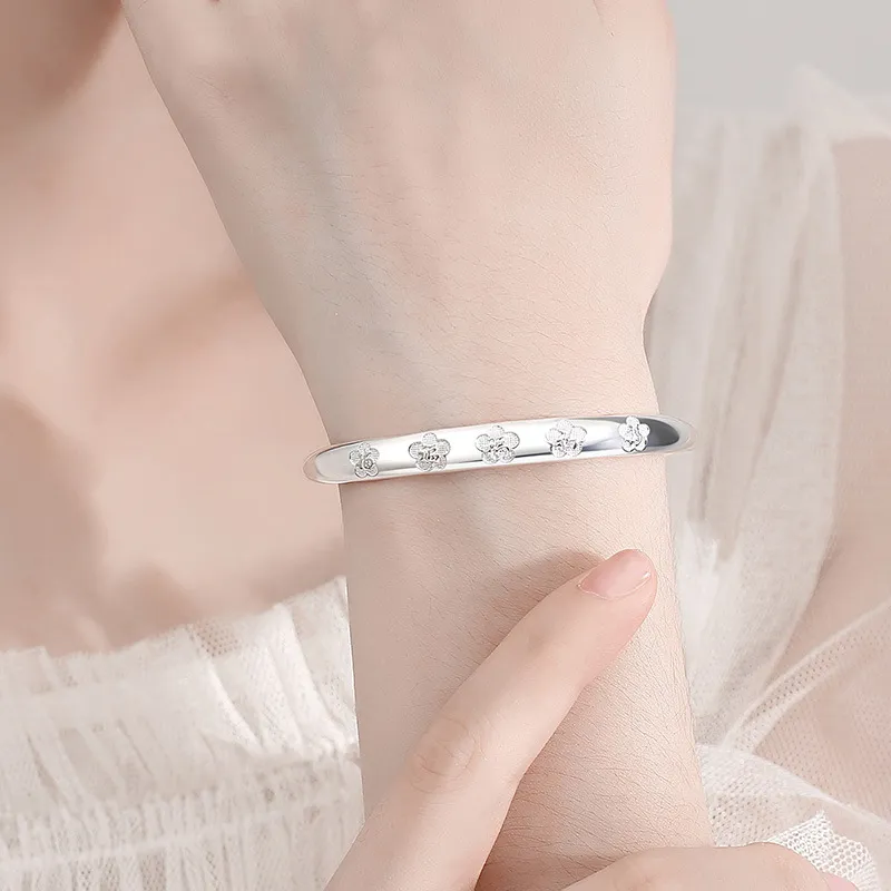 CARLHEIM S999 Fine Silver Sterling Silver Bracelets Women's-3