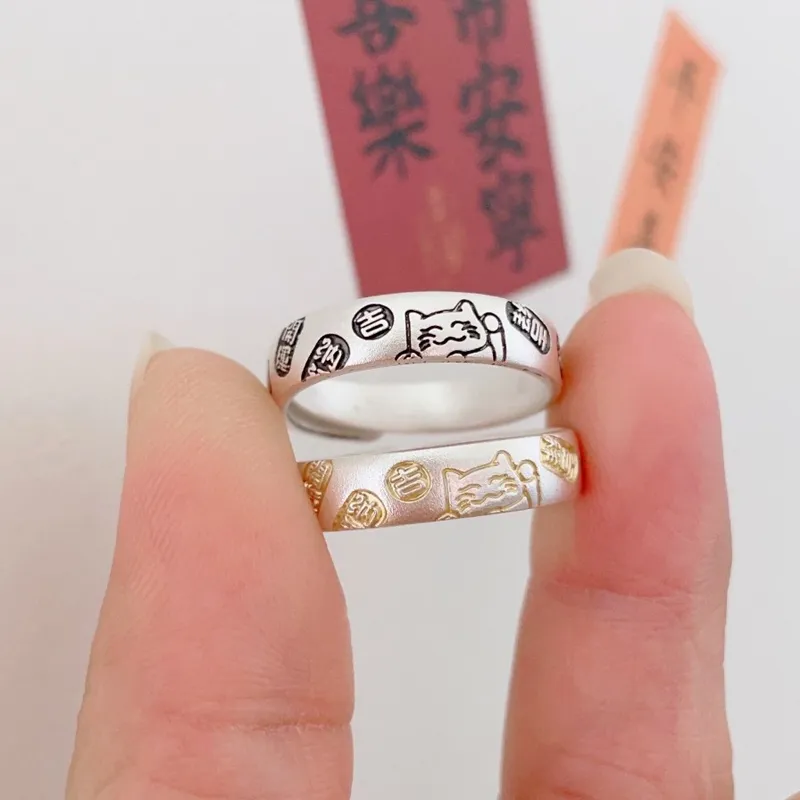 CARLHEIM S999 Fine Silver Rings Unisex-4