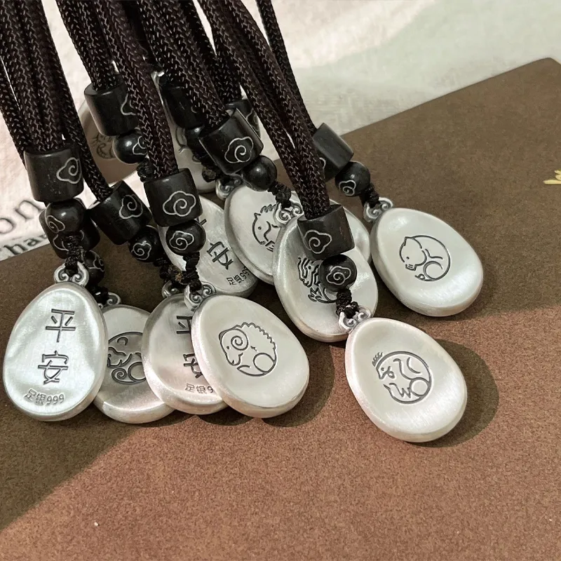 CARLHEIM S999 Fine Silver Necklaces Unisex-14