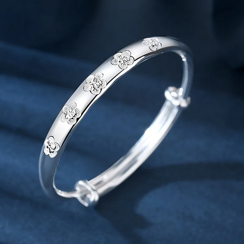 CARLHEIM S999 Fine Silver Sterling Silver Bracelets Women's-4