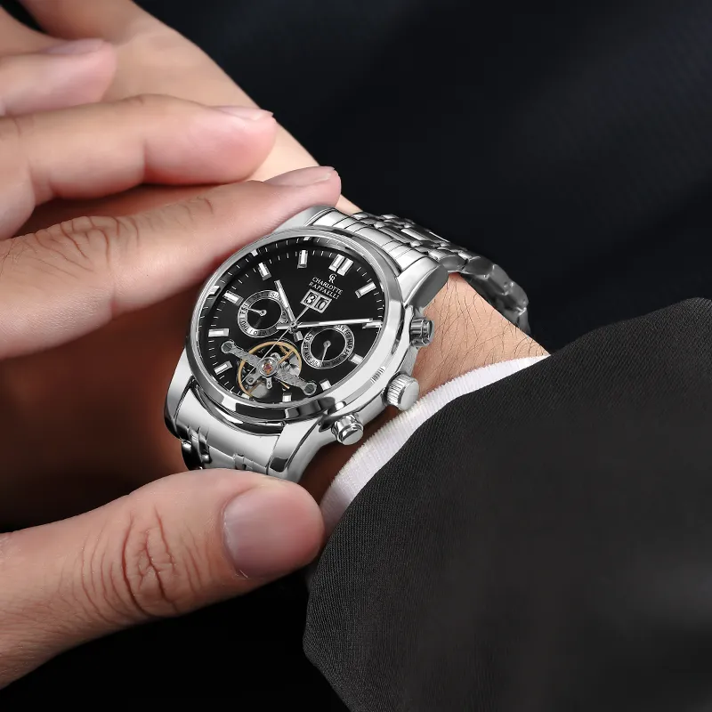 CHARLOTTE RAFFAELLI Men The Heart Of Machinery Series Watch-4