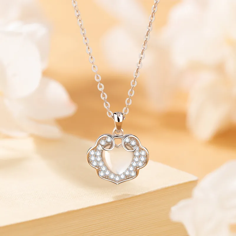 SFER Chalcedony Jade Necklaces Women's-17