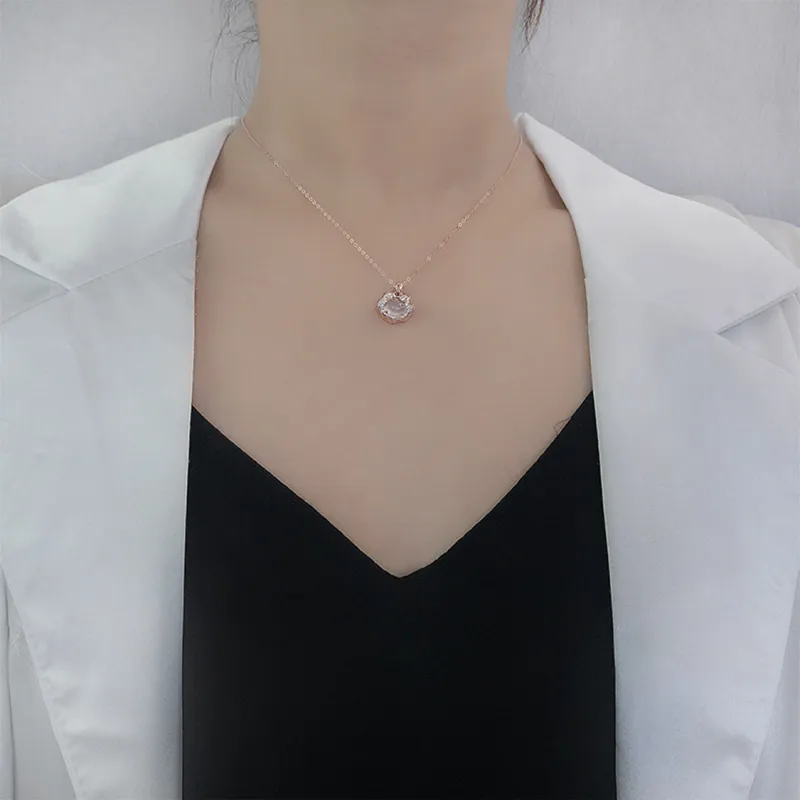 SFER Chalcedony Jade Necklaces Women's-15