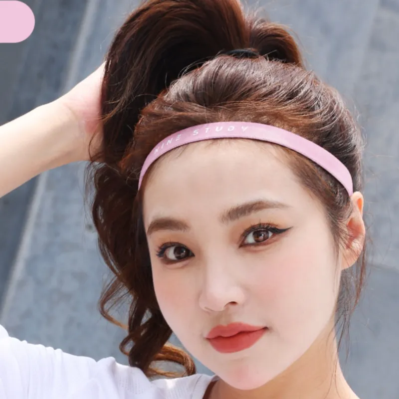NINE STUDY Sweatbands Elastic Sweatband Outfit Balls Running Outdoor Sports Training Fitness Yoga Unisex-9