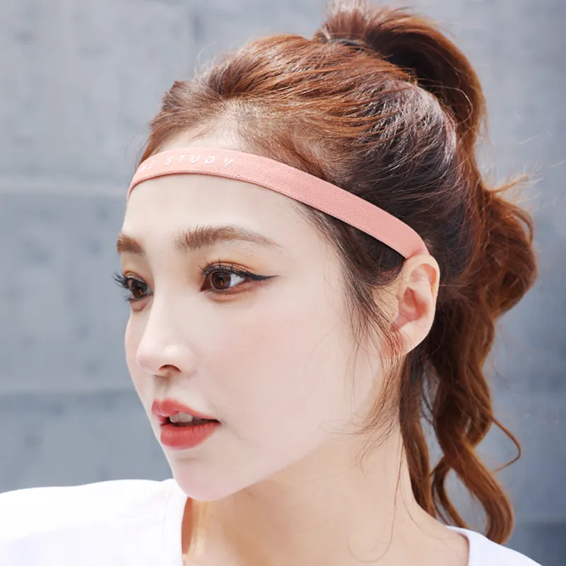 NINE STUDY Sweatbands Elastic Sweatband Outfit Balls Running Outdoor Sports Training Fitness Yoga Unisex-5