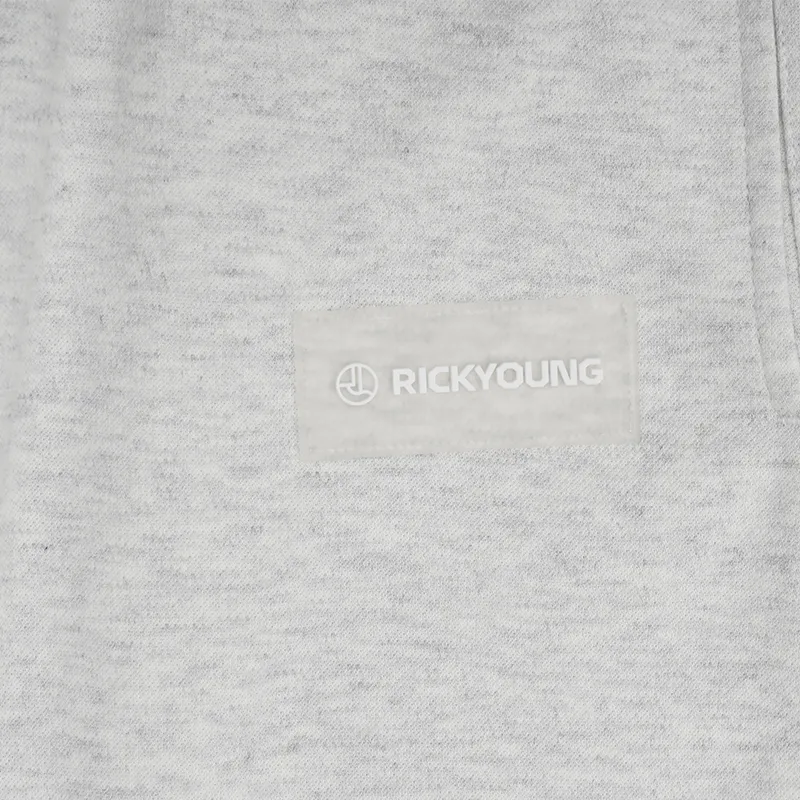 RICKYOUNG Casual Pants Unisex Light Gray-3