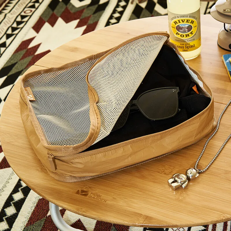 MOBI GARDEN Polyethylene Travel Storage Bag Unisex Warm Sand-1