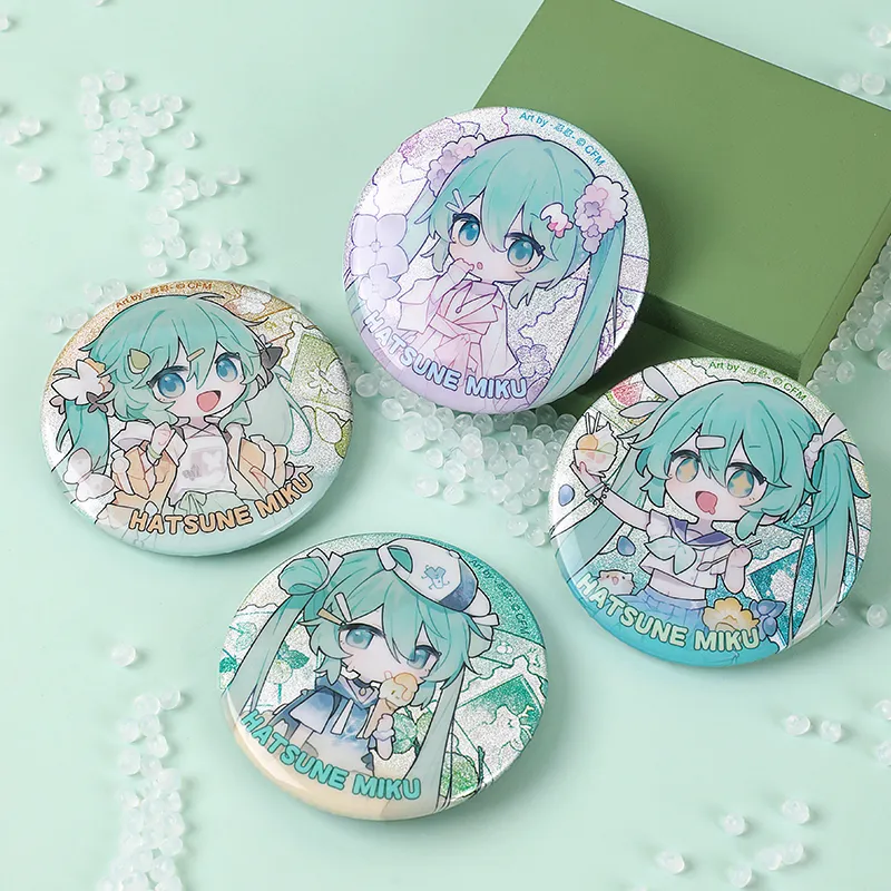 Kinbor Hatsune Miku Badge Go On A Picnic Collection Badges-1