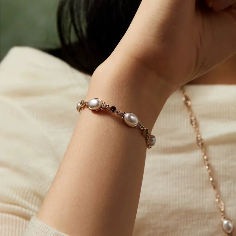 RiotLILY Faux Pearl Bracelets Women's-1