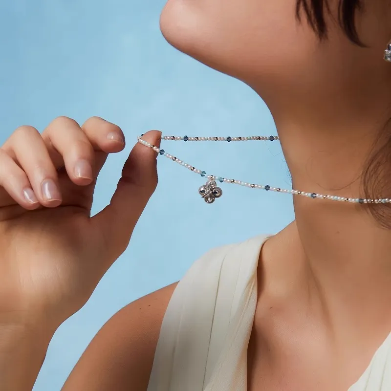 RiotLILY Faux Crystal Necklaces Unisex-1