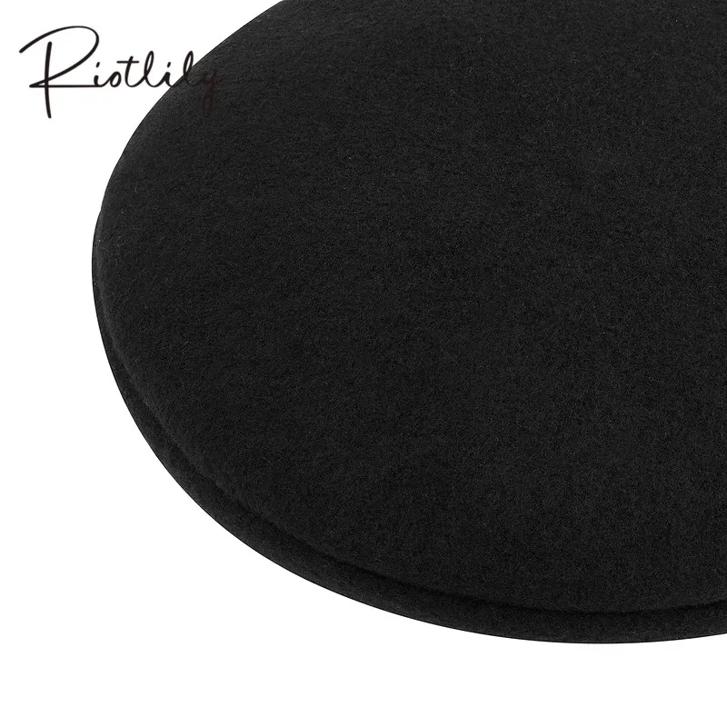 RiotLILY Sheep Wool Berets Women's-4