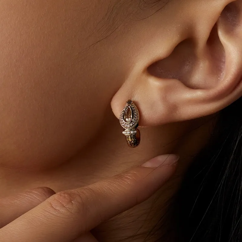 RiotLILY Refined Hoop Earrings For Everyday Style Women's-1