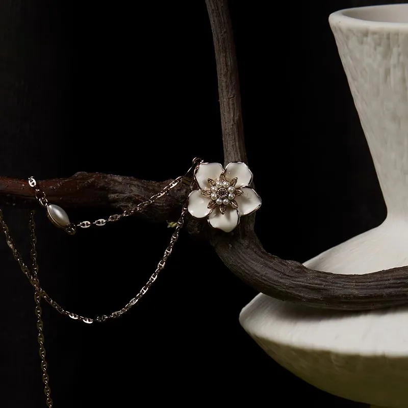 RiotLILY Alloy+Faux Pearl Necklaces Unisex-3