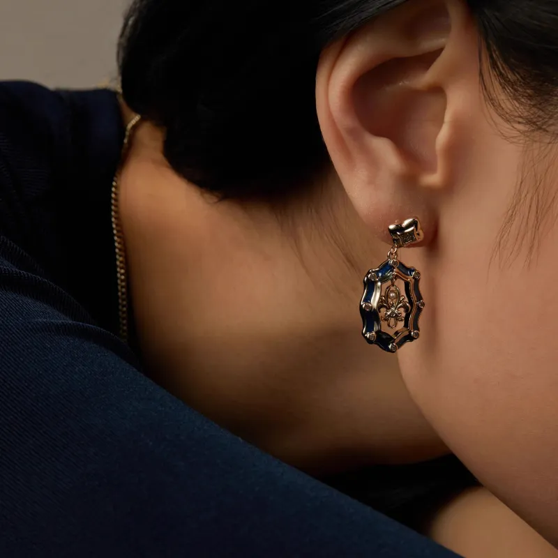 RiotLILY Vintage Refined Elegant Fashion Classic Unique Glamorous Style Earrings Women's-1