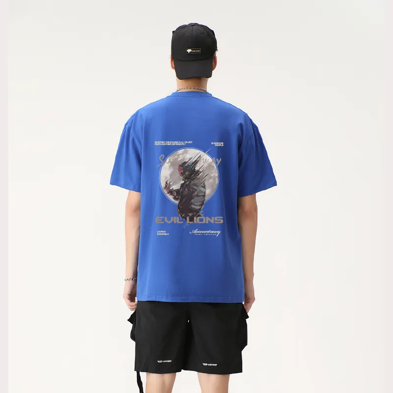 Evil Lions T Shirts Unisex-5