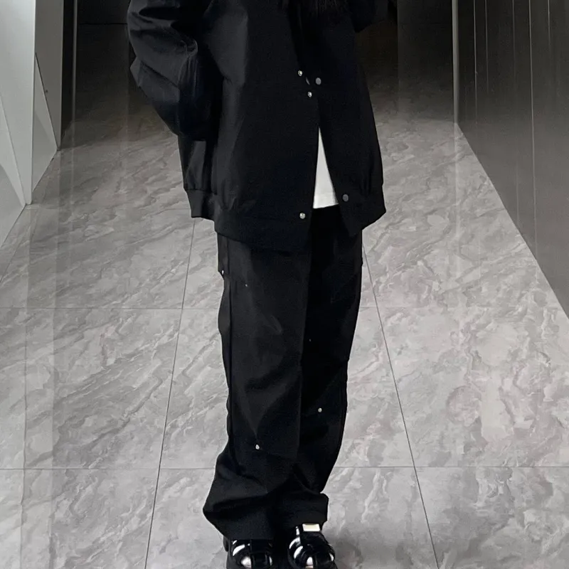 BRUMAIRE Cargo Pants Unisex Black-2