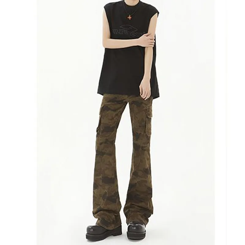 BEAR UNION Jeans Unisex Camouflage Regular Color-1