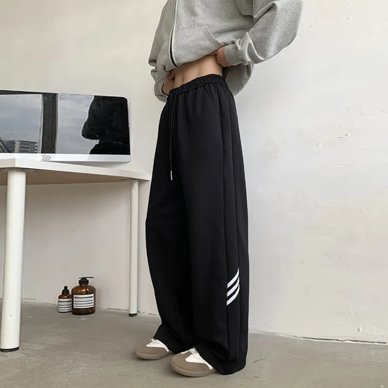 BEAR UNION Casual Pants Unisex Black-1