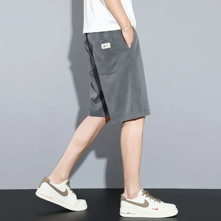 BEAR UNION Denim Shorts Unisex Gray-4