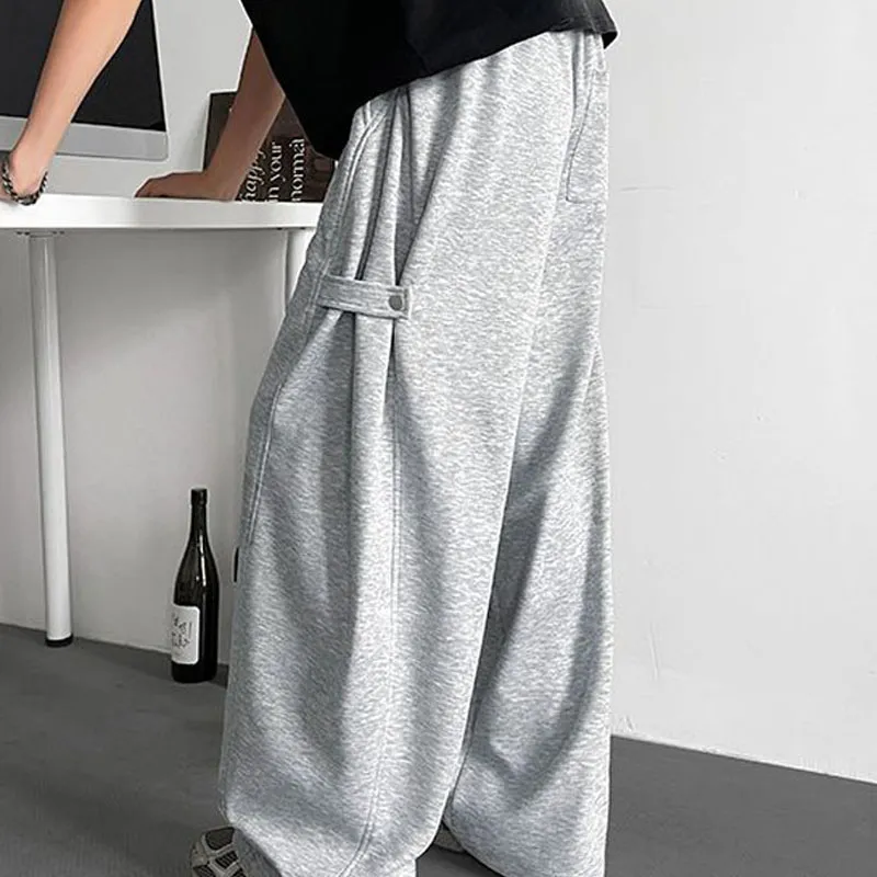 BEAR UNION Casual Pants Unisex Black-12