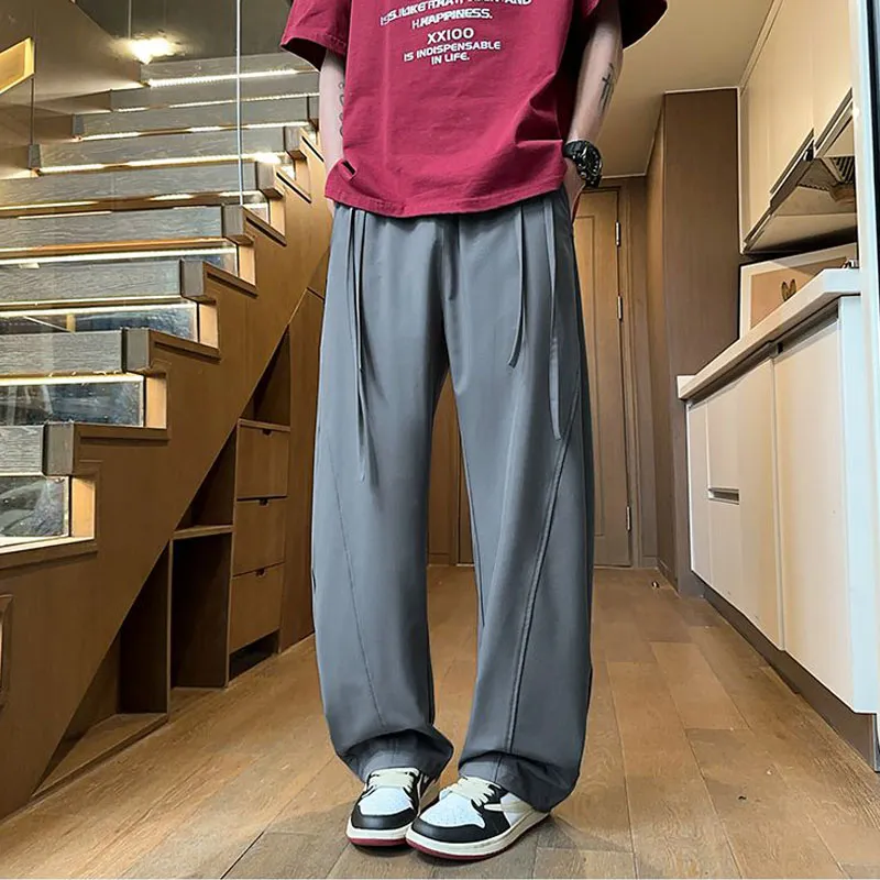 BEAR UNION Casual Pants Unisex Apricot-11