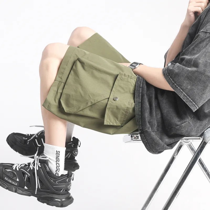 BEAR UNION Cargo Shorts Men-8