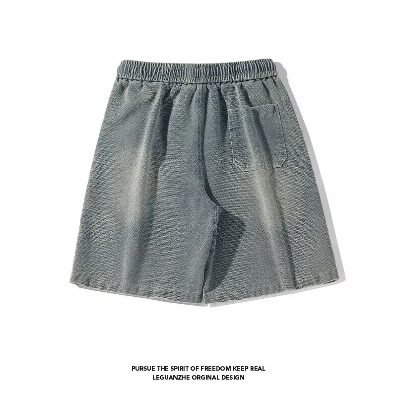 BEAR UNION Denim Shorts Unisex-4