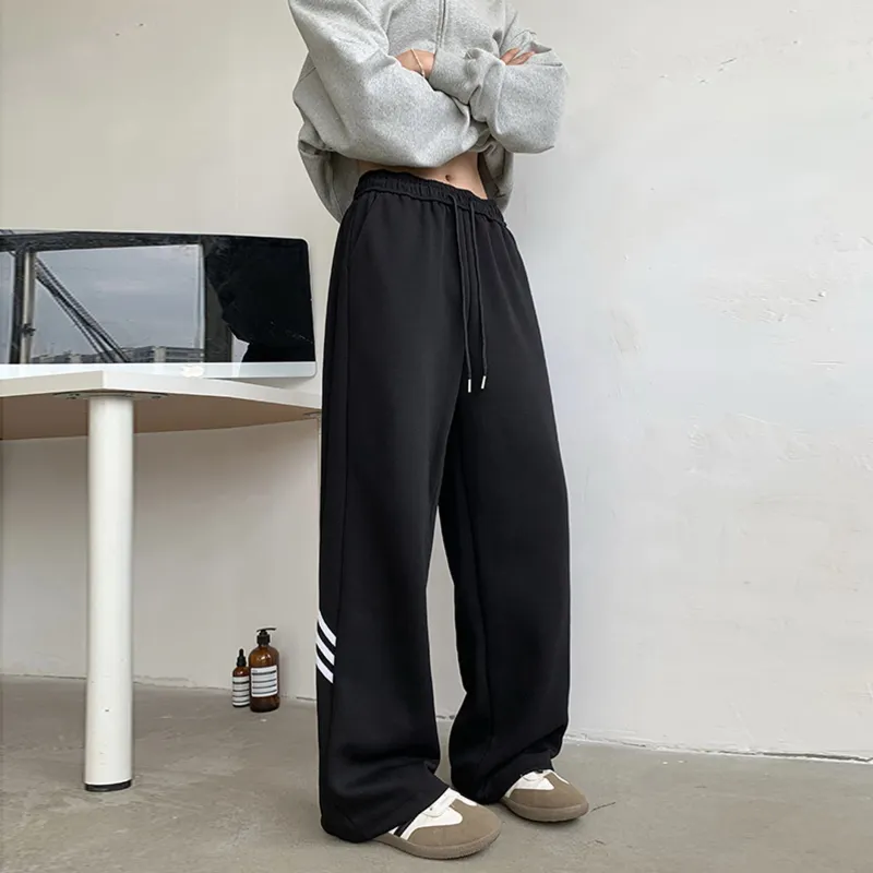 BEAR UNION Casual Pants Unisex Black-2
