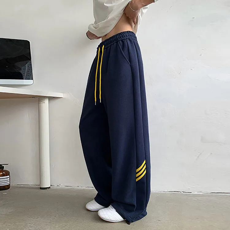 BEAR UNION Casual Pants Unisex Black-13