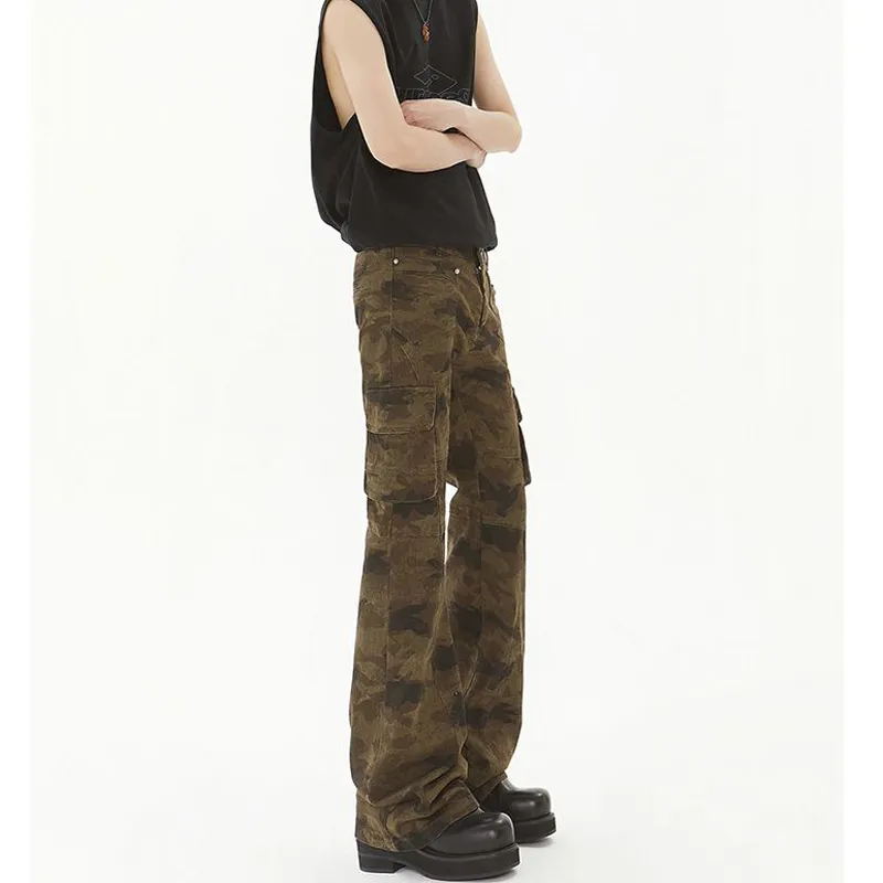 BEAR UNION Jeans Unisex Camouflage Regular Color-5