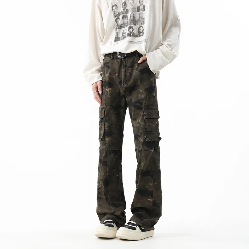 BEAR UNION Jeans Men's Camouflage Green-2