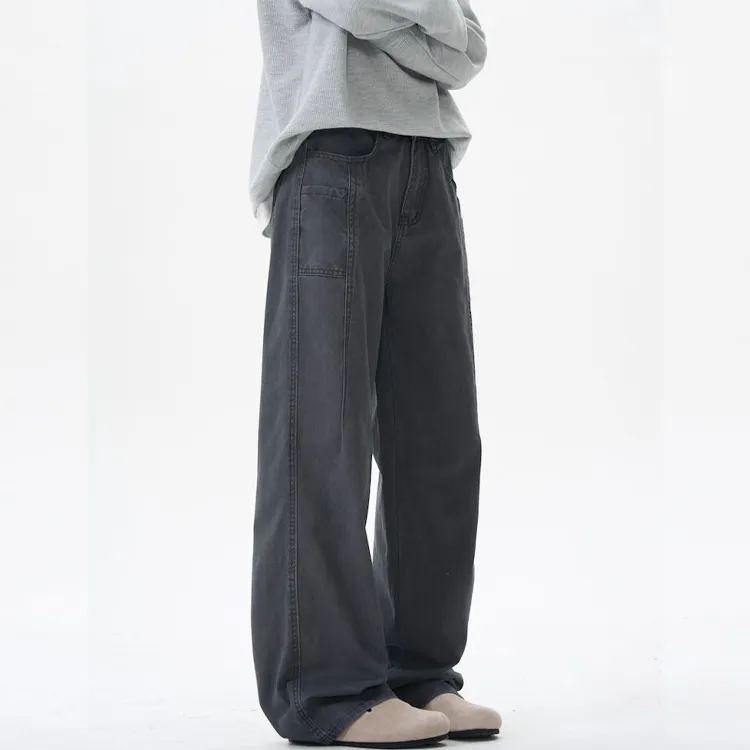 BEAR UNION Casual Pants Unisex Black-16