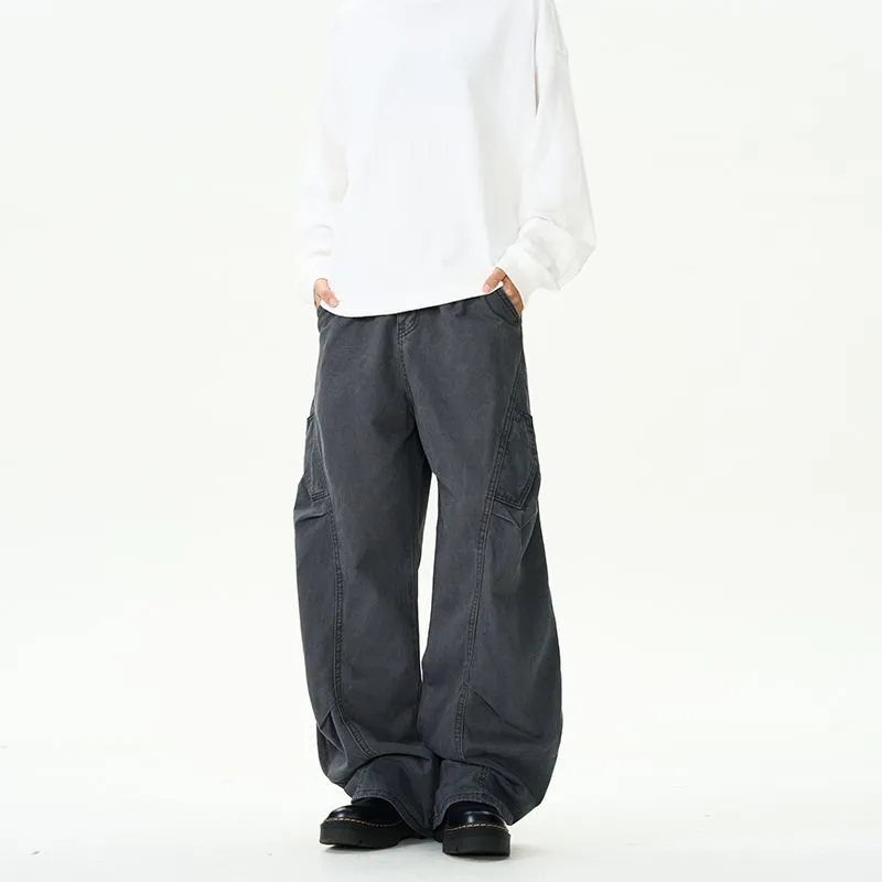 BEAR UNION Casual Pants Unisex Gray-5