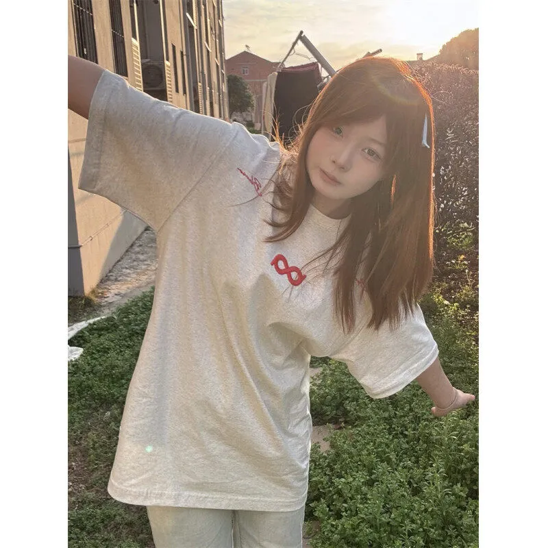 BEAR UNION T Shirt Unisex Light Gray-5