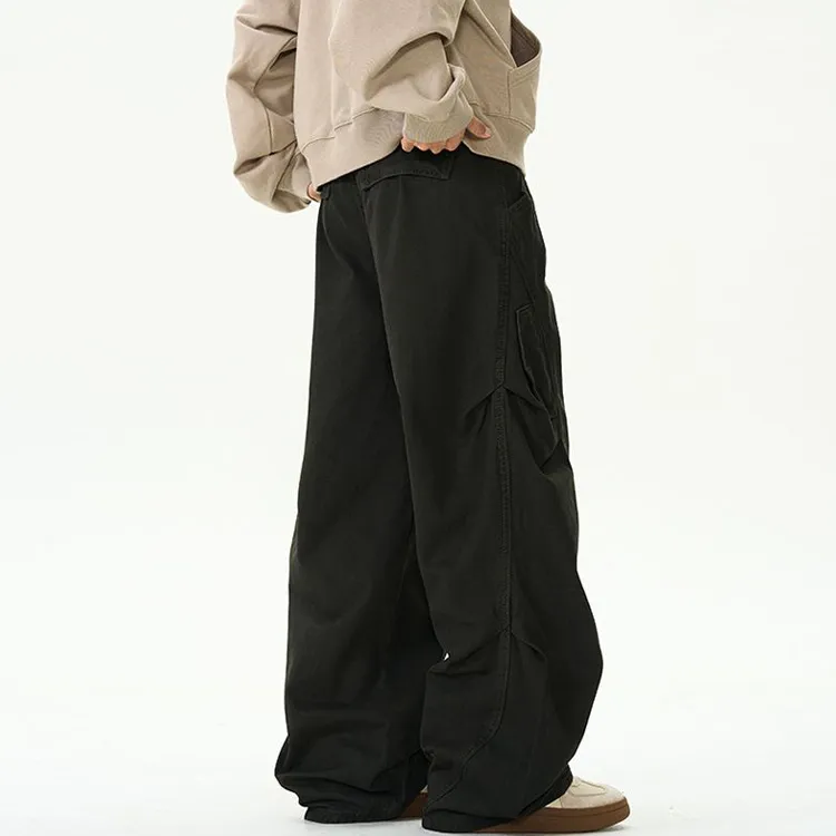 BEAR UNION Casual Pants Unisex Gray-8