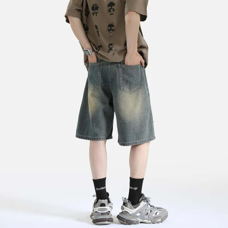 BEAR UNION Denim Shorts Men-7