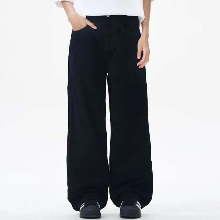BEAR UNION Casual Pants Unisex Black-2