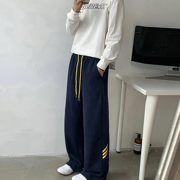 BEAR UNION Casual Pants Unisex Black-11
