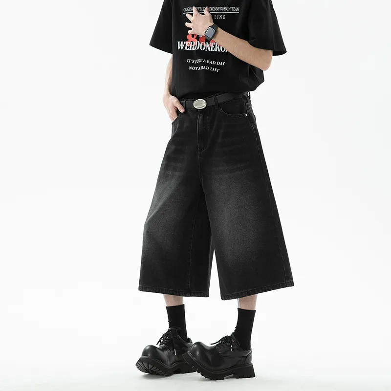 BEAR UNION Denim Shorts Unisex-16