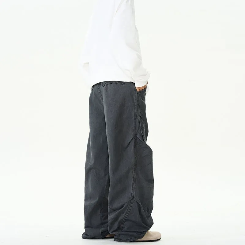 BEAR UNION Casual Pants Unisex Gray-1