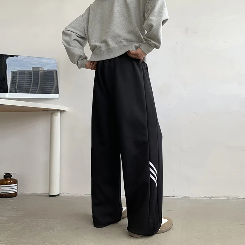 BEAR UNION Casual Pants Unisex Black-4