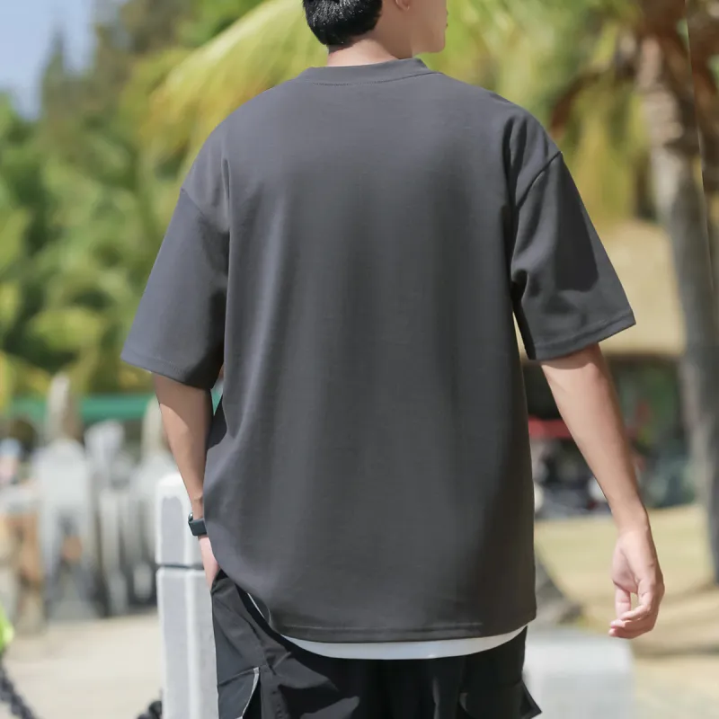 BEAR UNION Drop Shoulder Sleeve T Shirt Unisex-8